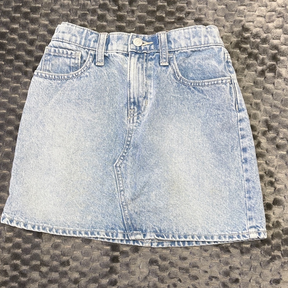 Old Navy Light Blue A-Line Denim Skirt